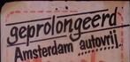 Fietstocht voor een autovrij Amsterdam op poster (Posters), Verzenden, Nieuw, Overige onderwerpen, Met lijst