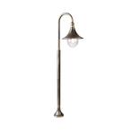 Smart buiten lantaarn antiek goud 125 cm IP44 incl. Wifi A60, Nieuw