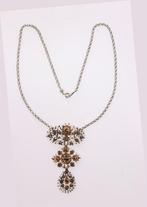 Ketting met hanger - 18 karaat Geel goud, Roségoud, Zilver, Sieraden, Tassen en Uiterlijk, Antieke sieraden