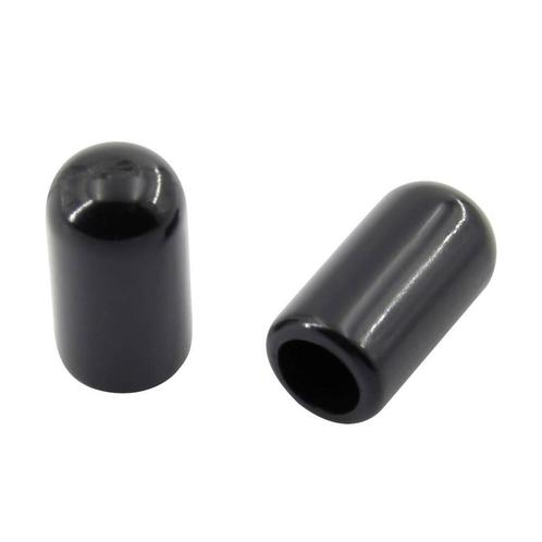 Eindkap 13mm - Rubber - Zwart - 10 stuks, Huis en Inrichting, Woonaccessoires | Overige, Nieuw, Verzenden