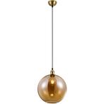 LED Hanglamp - Trion Dini - E27 Fitting - Rond - Mat Goud -, Huis en Inrichting, Lampen | Hanglampen, Ophalen of Verzenden, Nieuw