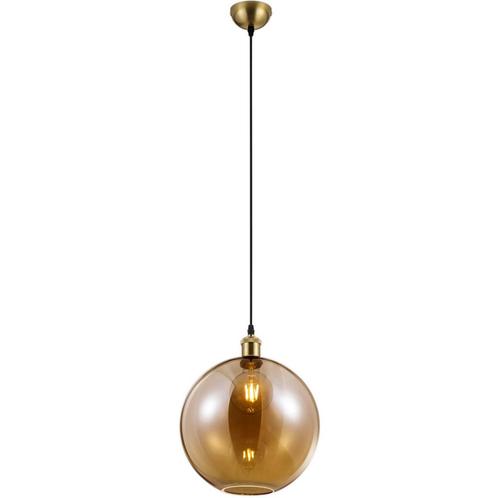 LED Hanglamp - Trion Dini - E27 Fitting - Rond - Mat Goud -, Huis en Inrichting, Lampen | Hanglampen, Nieuw, Metaal, Ophalen of Verzenden