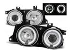 Angel Eyes koplamp units Chrome geschikt voor BMW E32 E34, Auto-onderdelen, Nieuw, BMW, Verzenden