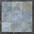 Vintage vloertegel wandtegel fs etna blue blauw 33x33 9 in, Ophalen, Keramiek, Nieuw, 10 m² of meer