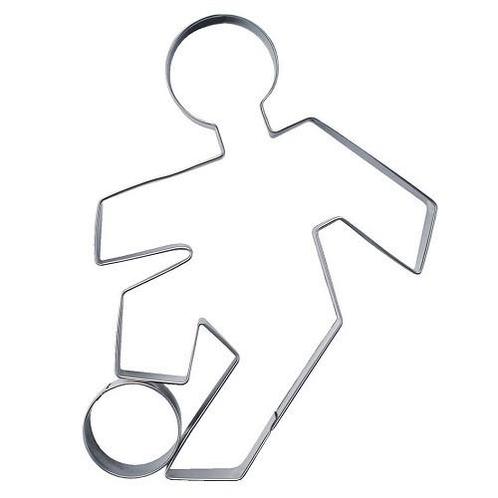 Städter Koekjes Uitsteker Voetballer 9cm, Hobby en Vrije tijd, Taarten en Cupcakes maken, Nieuw, Verzenden