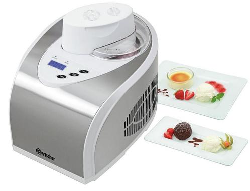 Bartscher IJsmachine zilver/wit 1,4L | 230V | Productie 30/6, Witgoed en Apparatuur, Koelkasten en IJskasten, Ophalen of Verzenden