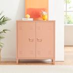 [en.casa] Kantoorkast Oripää metaal 90x80x33 cm lichtbruin m, Huis en Inrichting, Kasten | Dressoirs, Verzenden, Nieuw
