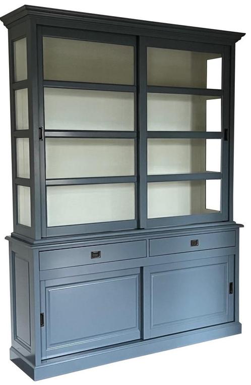 Buffetkast blauwgrijs Nijkerk 180 x 240cm, Huis en Inrichting, Kasten | Buffetkasten, Ophalen of Verzenden
