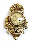 Cartel klok - Hout, Messing - 1950-1960