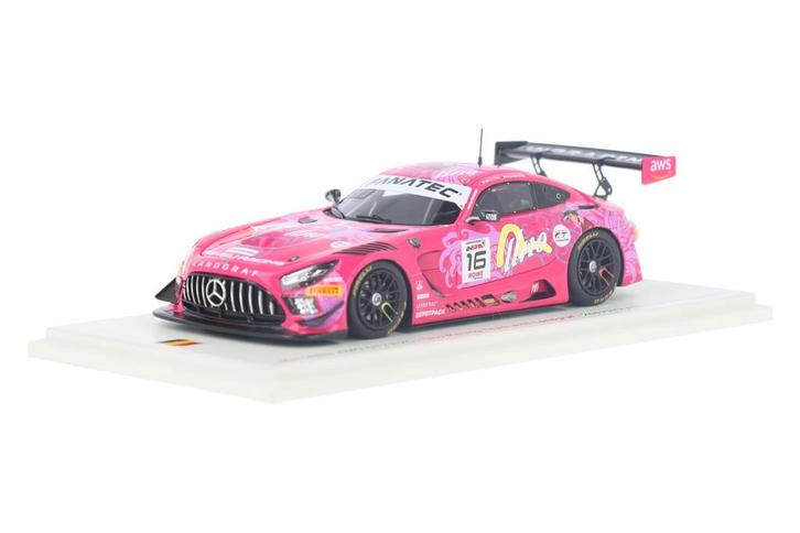 Mercedes-Benz AMG GT3 Evo SB811 Spark Models  Modelauto 1:43, Hobby en Vrije tijd, Modelauto's | 1:43, Verzenden