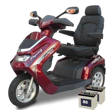 VERKOCHT - Scootmobiel Royale 3-wiel - Rood -  occassion beschikbaar voor biedingen