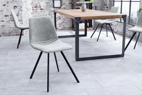 Retro stoel AMSTERDAM CHAIR steengrijs design klassieker -, Huis en Inrichting, Stoelen, Ophalen of Verzenden
