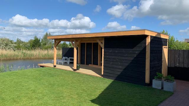 Overkapping met schuur 800x300cm type Wouter, Tuin en Terras, Overkappingen, Ophalen of Verzenden