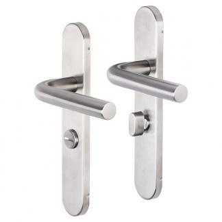 Deurbeslag | Deurklink met wc-sluitingschild | Impresso |, Doe-het-zelf en Verbouw, Hang- en Sluitwerk, Nieuw, Verzenden