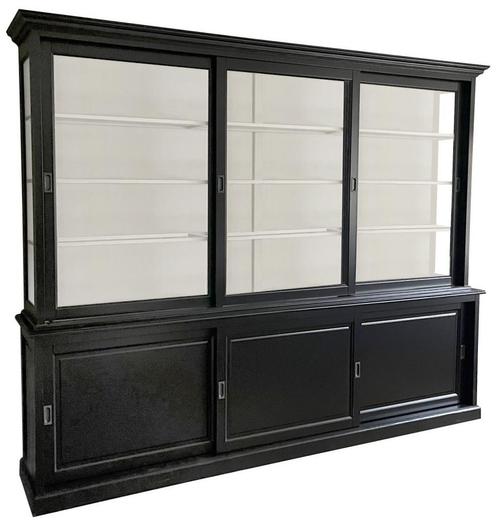 Buffetkast zwart Arnhem 300 x 240cm, Huis en Inrichting, Kasten | Buffetkasten, Ophalen of Verzenden