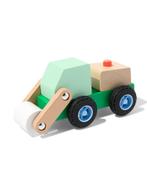 HEMA Bulldozer 16x8x7.5cm hout, Verzenden, Nieuw