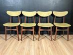 Stoel - Hout - Groep van vier stoelen, jaren 60