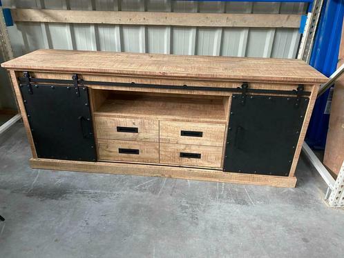 Industry dressoir mango, lamulux (nieuw, A-keuze), Huis en Inrichting, Kasten | Dressoirs, Nieuw, Met lade(s), Met deur(en), Met plank(en)