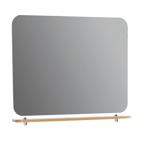 Badkamerspiegel BWS Piano 100x80x12 cm Met Planchet, Doe-het-zelf en Verbouw, Sanitair, Bad, Nieuw, Chroom, Ophalen of Verzenden