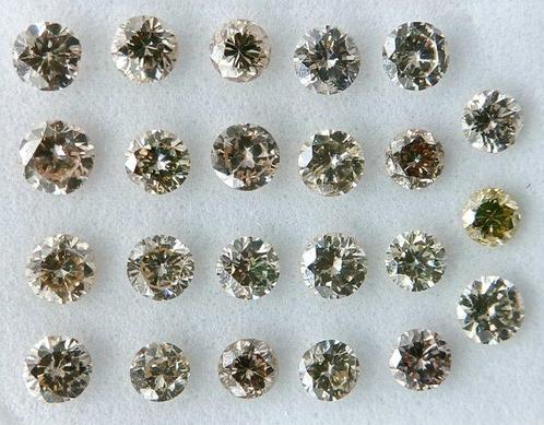 Zonder Minimumprijs - 23 pcs Diamant (Natuurlijk gekleurd) -, Sieraden, Tassen en Uiterlijk, Edelstenen