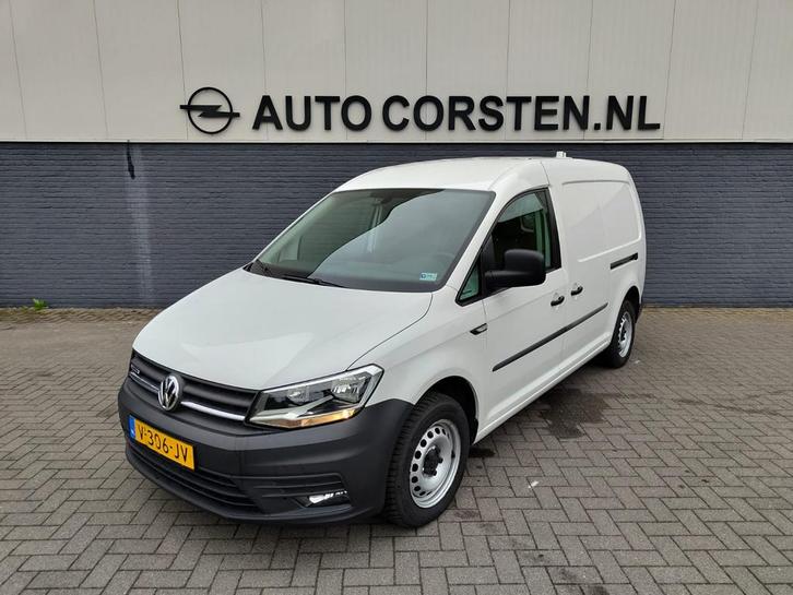 Volkswagen Caddy Maxi AUT-6 1.4 TGI CNG OVERAL DE STAD IN wa, Auto's, Bestelauto's, Lease, Overige kleuren, Automaat, Wit, Financial lease