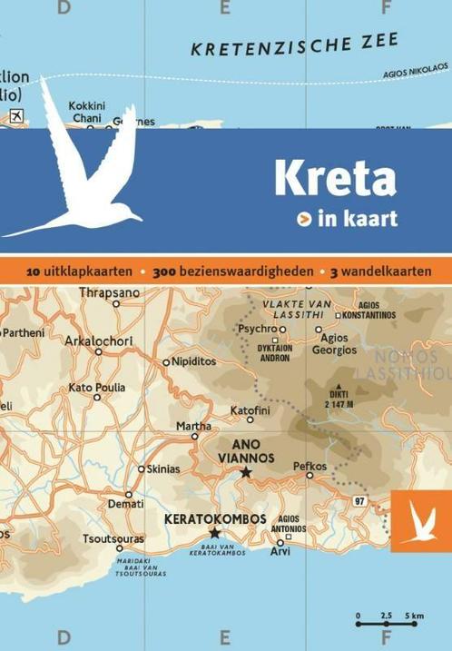 Boek: Dominicus stad-in-kaart - Kreta in kaart - (als nieuw), Boeken, Hobby en Vrije tijd, Zo goed als nieuw, Verzenden