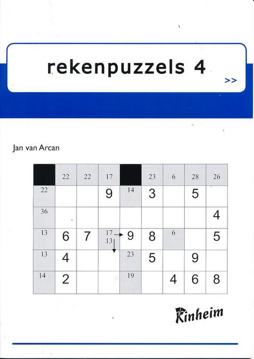 Kinheim Rekenpuzzels 4 (per stuk), Boeken, Schoolboeken, Nieuw, Verzenden