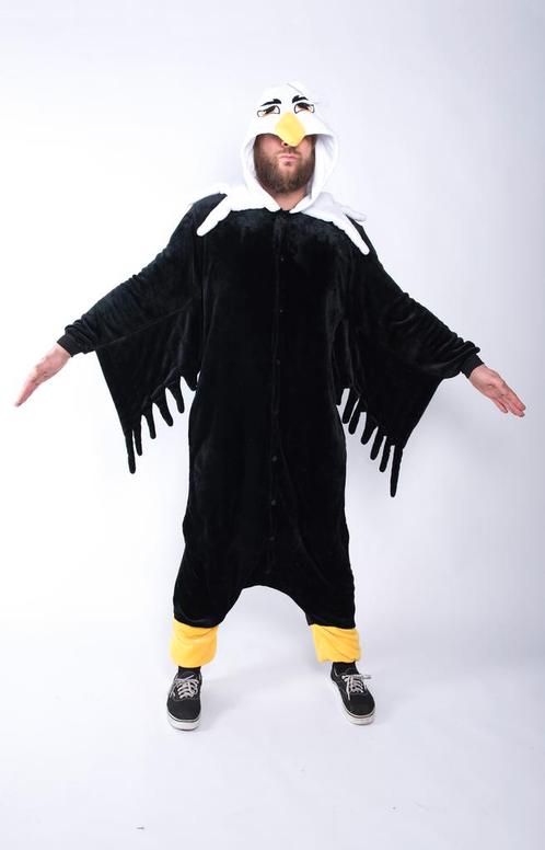 Onesie Adelaar Pak M-L Adelaarpak Arend Kostuum Pak Zwart Vo, Kleding | Heren, Carnavalskleding en Feestkleding, Kleding, Nieuw