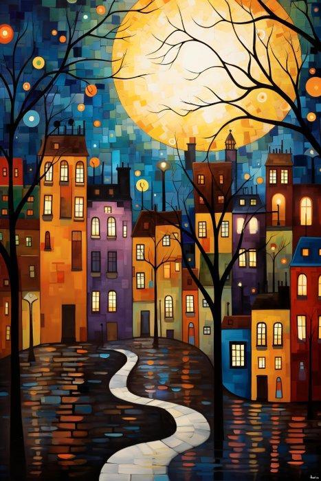 Felix van Horst - Nocturnal Neon (XXL), Antiek en Kunst, Kunst | Designobjecten