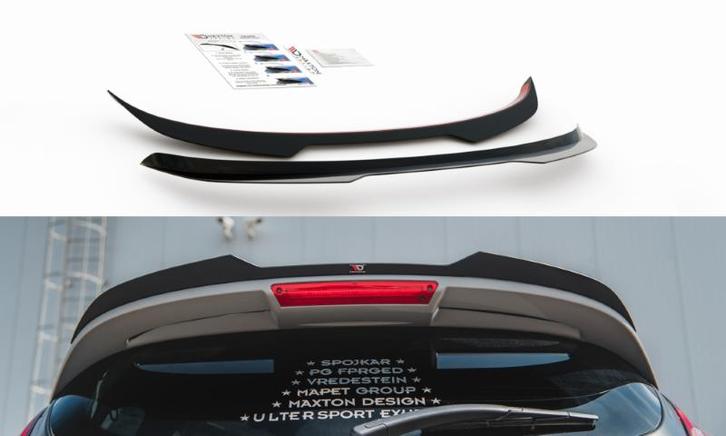 Spoiler Ford Fiesta ST Mk7 Facelift 2013-2016 Maxton Glans, Auto-onderdelen, Carrosserie en Plaatwerk, Ophalen of Verzenden