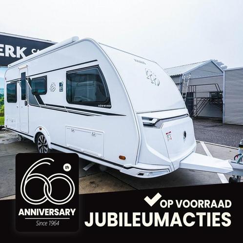 Knaus SUDWIND 460 EU 60 YEARS E - Power Voorraadkorting, Caravans en Kamperen, Caravans, 1000 - 1250 kg, tot en met 4, 6 tot 7 meter