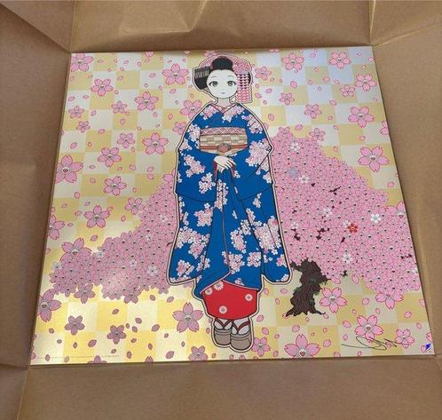 Takashi Murakami (1962) - Maiko in Kyoto, Cherry Blossoms on, Antiek en Kunst, Kunst | Schilderijen | Modern