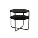 Gispen Today 425 bijzettafel chrome frame, Ophalen of Verzenden, Nieuw, Rond, Hout