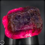 Natuurlijke padparadscha-kleurige saffierkristal, Verzamelen, Mineralen en Fossielen