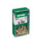 Spax Houtschroef 3.0x20mm - Phillips Z1 - 25 stuks, Doe-het-zelf en Verbouw, IJzerwaren en Bevestigingsmiddelen, Verzenden, Nieuw