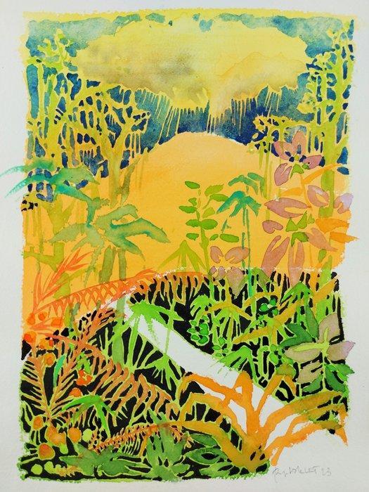 Baptiste Laurent - Ride in the storm, Antiek en Kunst, Kunst | Schilderijen | Modern