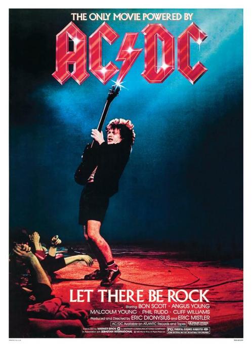 Posters - Poster ACDC - Let there be rock, Verzamelen, Muziek, Artiesten en Beroemdheden, Zo goed als nieuw, Verzenden