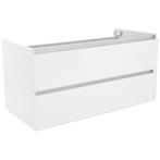 Wiesbaden Vision Onderkast Met 2 Laden - 100x46cm - Glans, Ophalen of Verzenden, Nieuw