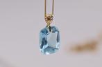 Zonder Minimumprijs - Hanger - 18 karaat Geel goud, Blue, Sieraden, Tassen en Uiterlijk, Antieke sieraden