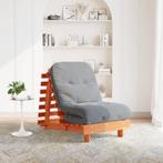 vidaXL Futon slaapbank met matras 70x206x11 cm grenenhout, Huis en Inrichting, Verzenden, Nieuw, Bruin