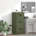 vidaXL Bestandenkast Olijf Groen 44 x 50 x 106,5 cm, Verzenden, Nieuw