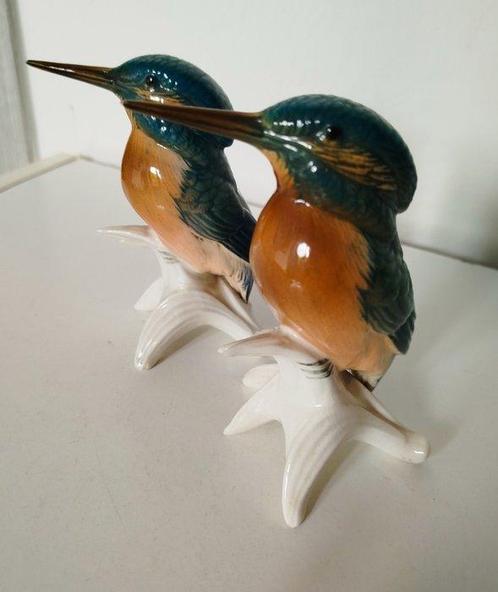 Karl Ens, Volkstedt - Figuur - Martin pescatore (2) -, Antiek en Kunst, Antiek | Glas en Kristal