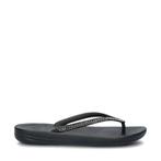 Fitflop Iqushion Sparkle slippers voor dames in het Zwart, Slippers, Verzenden, Zwart, Nieuw