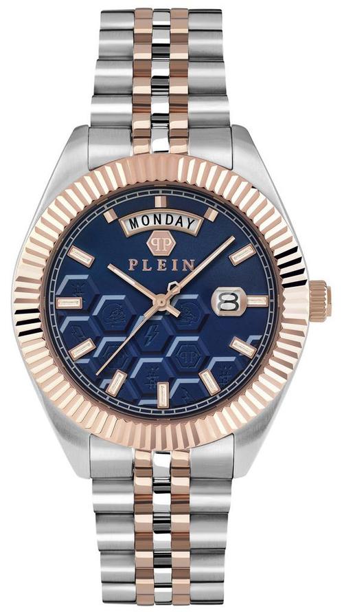 Philipp Plein PWPVA0524 Date Superlative Gent horloge, Sieraden, Tassen en Uiterlijk, Horloges | Heren, Staal, Nieuw, Staal, Overige merken