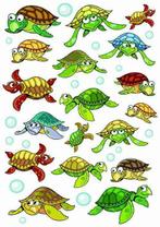 Fietsstickers met bloemen, vlinders, schildpadden en meer..., Nieuw