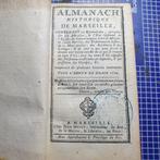 . - Almanach historique de Marseille-1774