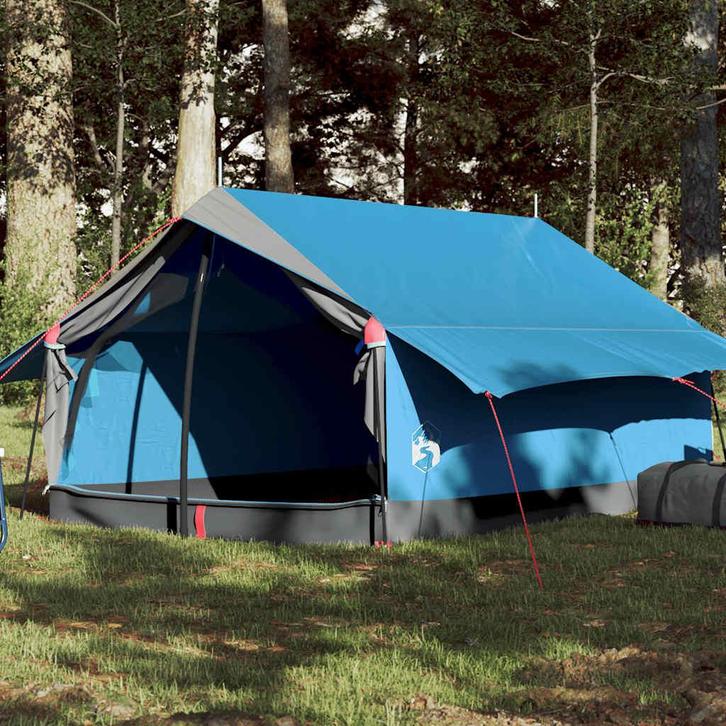 vidaXL Tent 2-persoons waterdicht blauw, Caravans en Kamperen, Tenten, Nieuw, tot en met 2, Verzenden