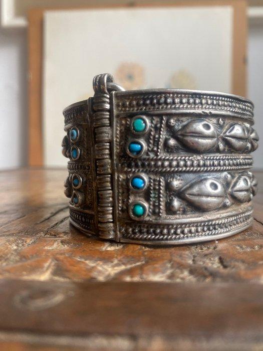 Zilver - Armband - Ottomaanse talisman amulet, Antiek en Kunst, Kunst | Niet-Westerse kunst