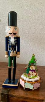 Kerstdecoratie (2) - Notenkraker en Kerst muziek caroussel -, Diversen, Kerst, Nieuw