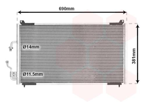 LUCHTCONDENSATOR VOOR PEUGEOT 406 8_ 1995-1999 6453JA, Auto-onderdelen, Airco en Verwarming, Nieuw, Ophalen of Verzenden